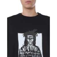 Tricouri Neil Barrett pentru Barbati - Tricouri Neil Barrett Round Neck T-Shirt BLACK Barbati (BM 7483446) - B-mall.ro