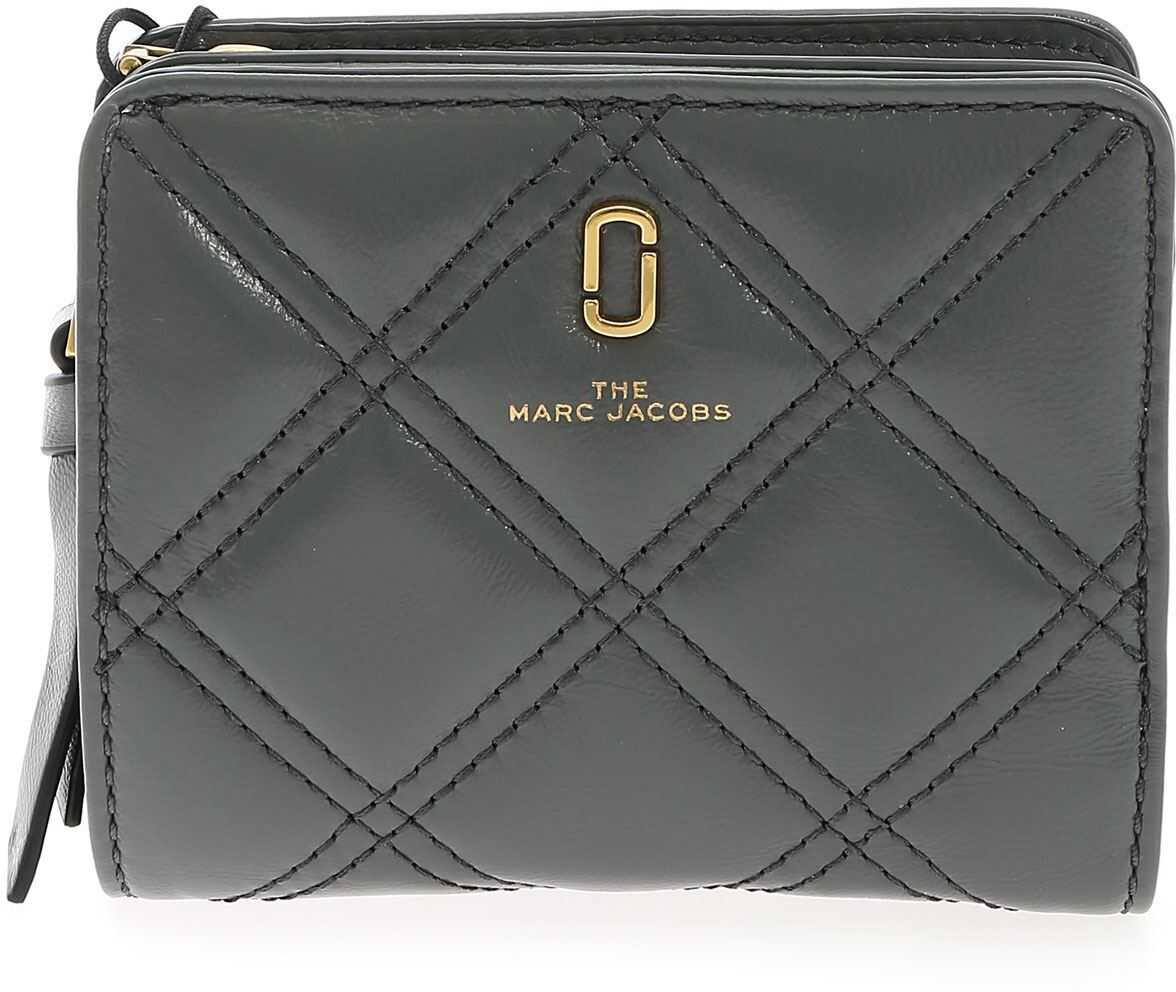 Marc Jacobs Softshot Wallet In Grey Grey