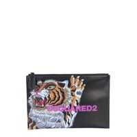 Genti mini Tiger Print Pouch Femei