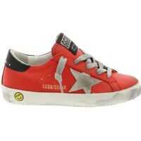 Sneakers Vintage Effect Sneakers In Red Baieti
