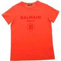 Tricouri Flock Logo Print T-Shirt In Red Fete