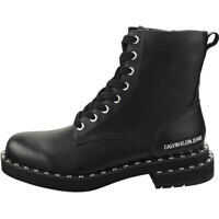 Bocanci casual Nannie Biker Boots In Black Femei