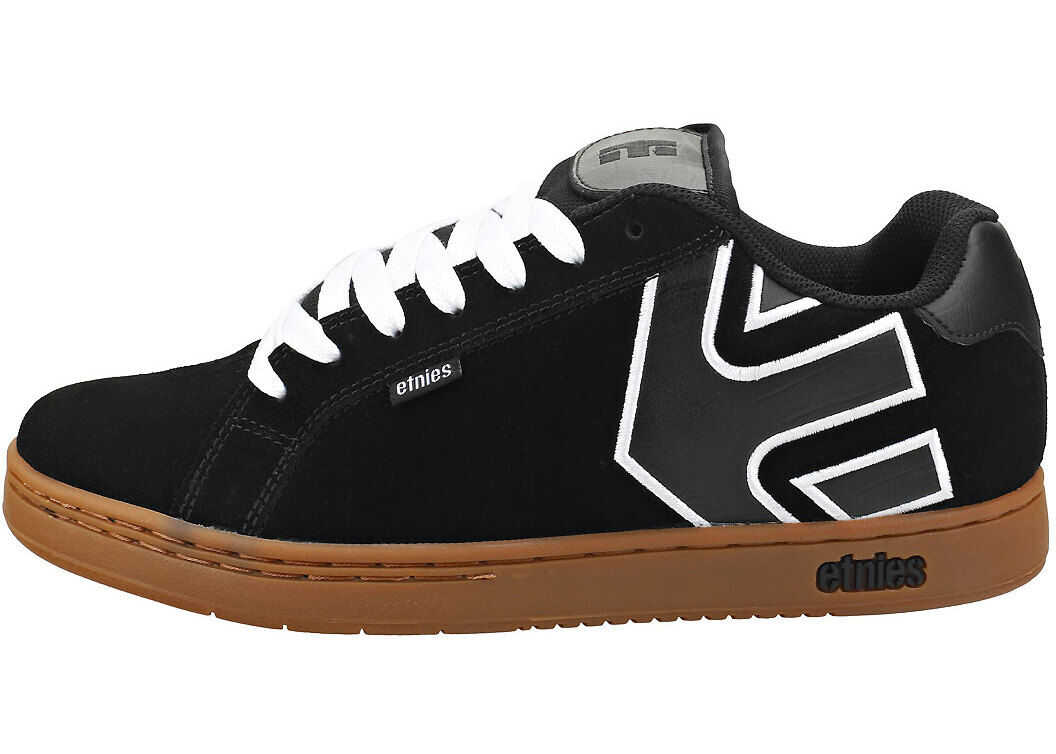 etnies Fader Skate Trainers In Black White Black