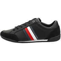 Sneakers Corporate Material Mix Cupsole Casual Trainers In Black Barbati