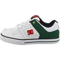 Tenisi Pure Skate Trainers In White Green Barbati