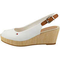 Sandale Iconic Elba Sling Back Wedge Sandals In Ivory Femei