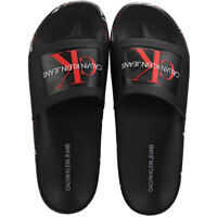 Slapi Calvin Klein Varen Slide Sandals In Black
