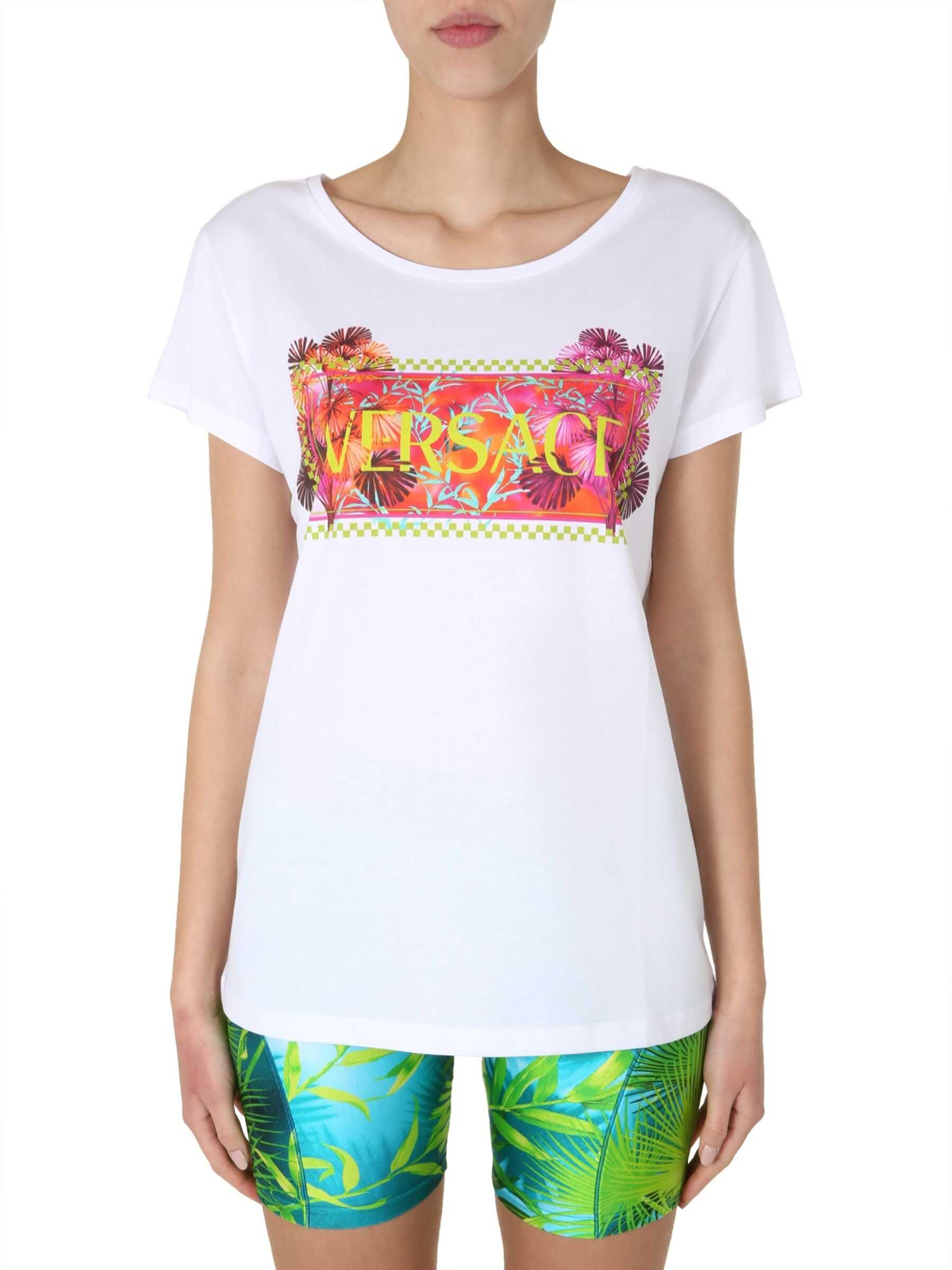 Versace Printed T-Shirt WHITE