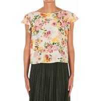 Bluze Liu Jo Silk blouse with floral print