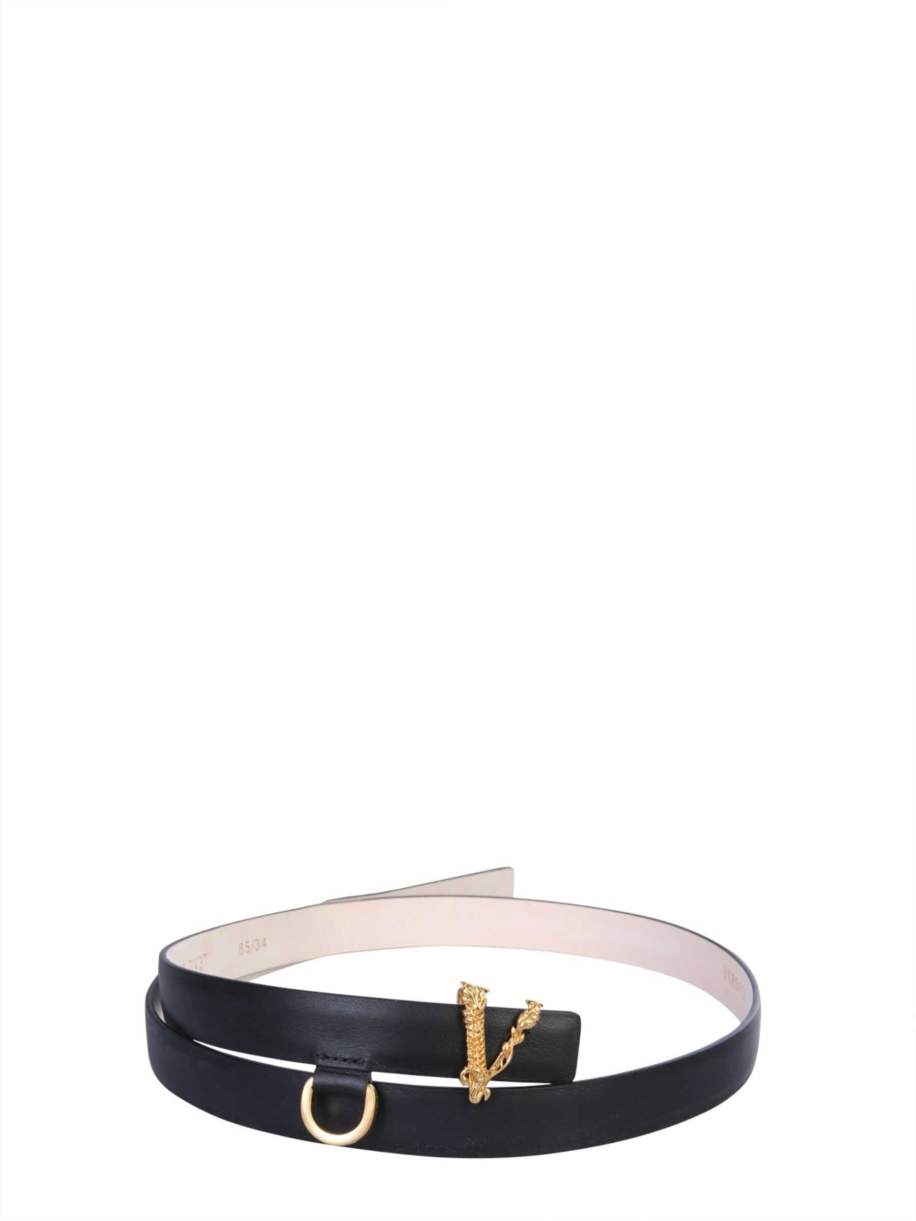 Versace Virtus Belt BLACK