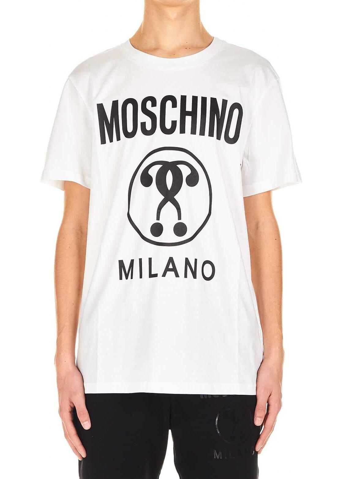 Moschino T-shirt with logo print White