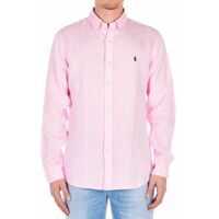 Camasi casual Linen shirt with logo embroidery Barbati