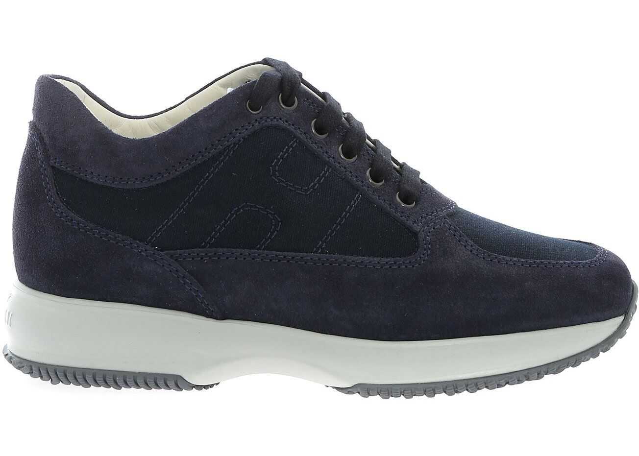 Hogan Interactive Sneakers In Blue Blue