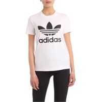 Tricouri Trefoil T-Shirt In White Femei