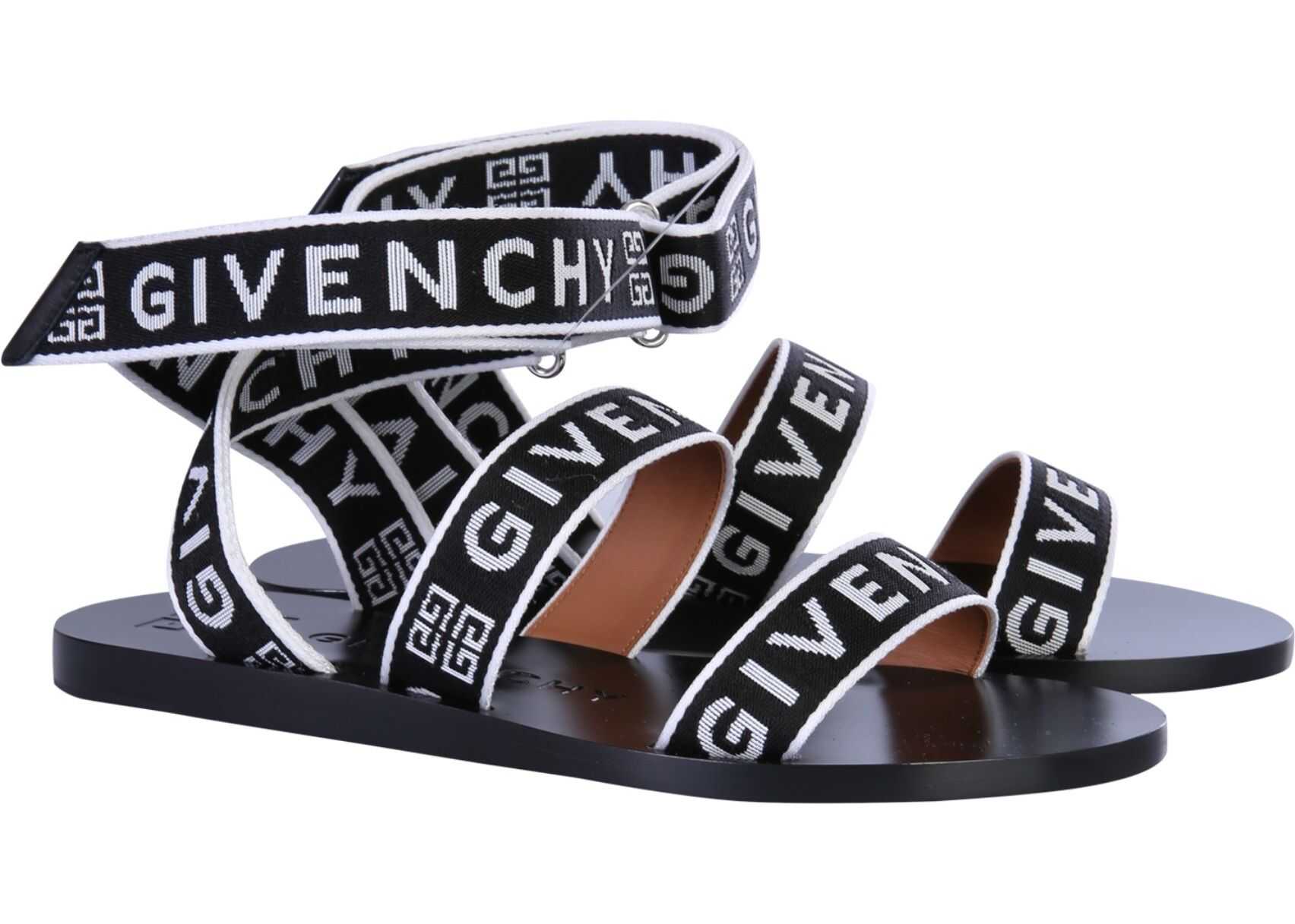 Givenchy Sandals With Logo BLACK