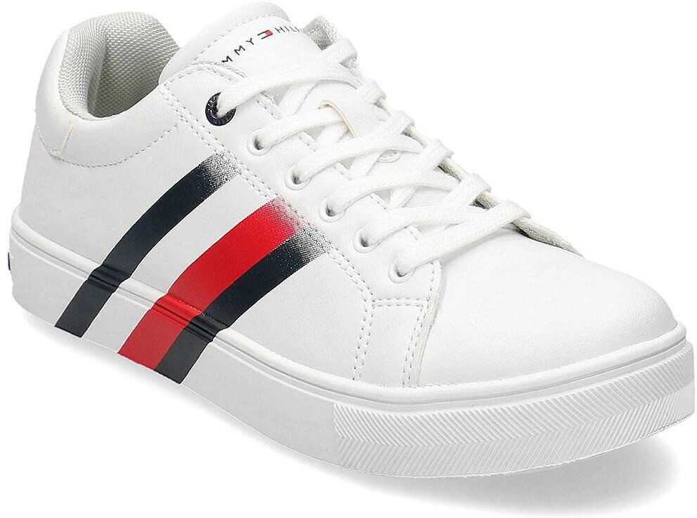 Tommy Hilfiger Low Cut Lace-Up Bia?y