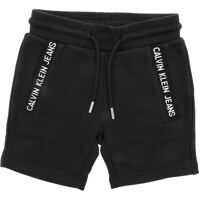 Pantaloni scurti Logo Intarsia Bermuda In Black Baieti