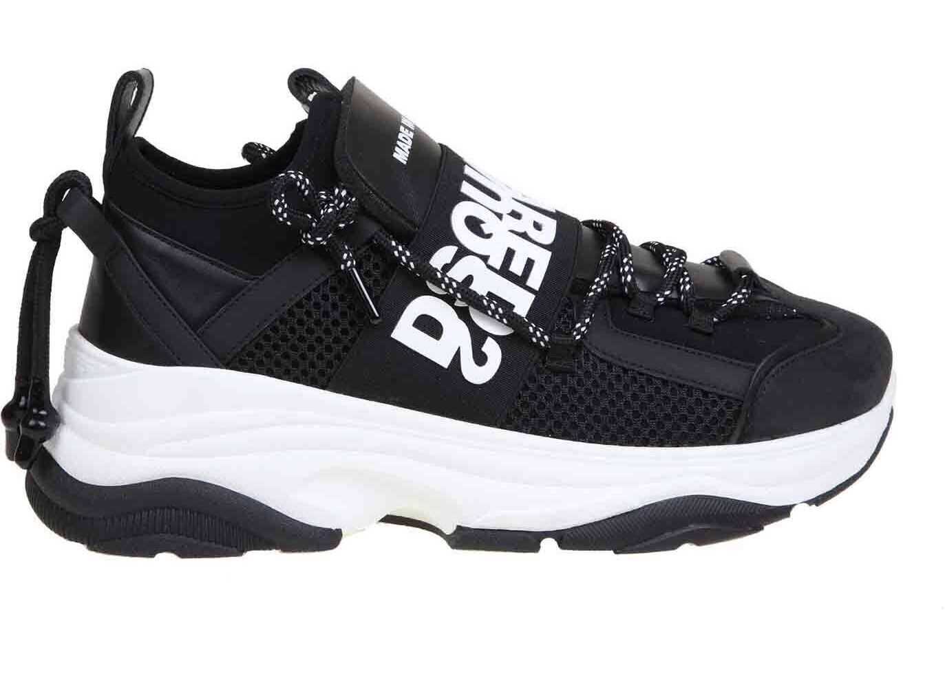 DSQUARED2 D-Bumpy Sneakers In Black Black