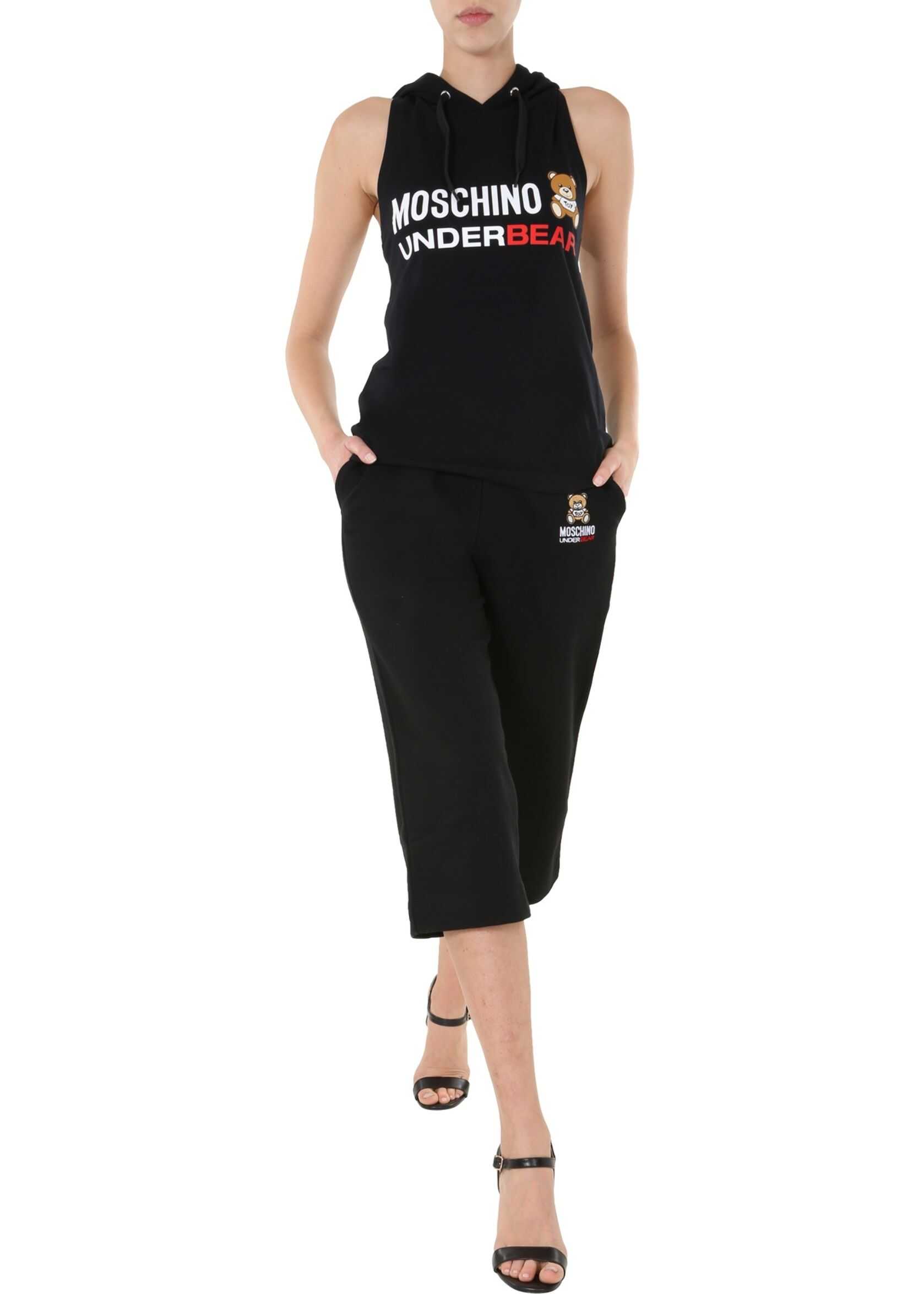 Moschino Cropped Trousers BLACK