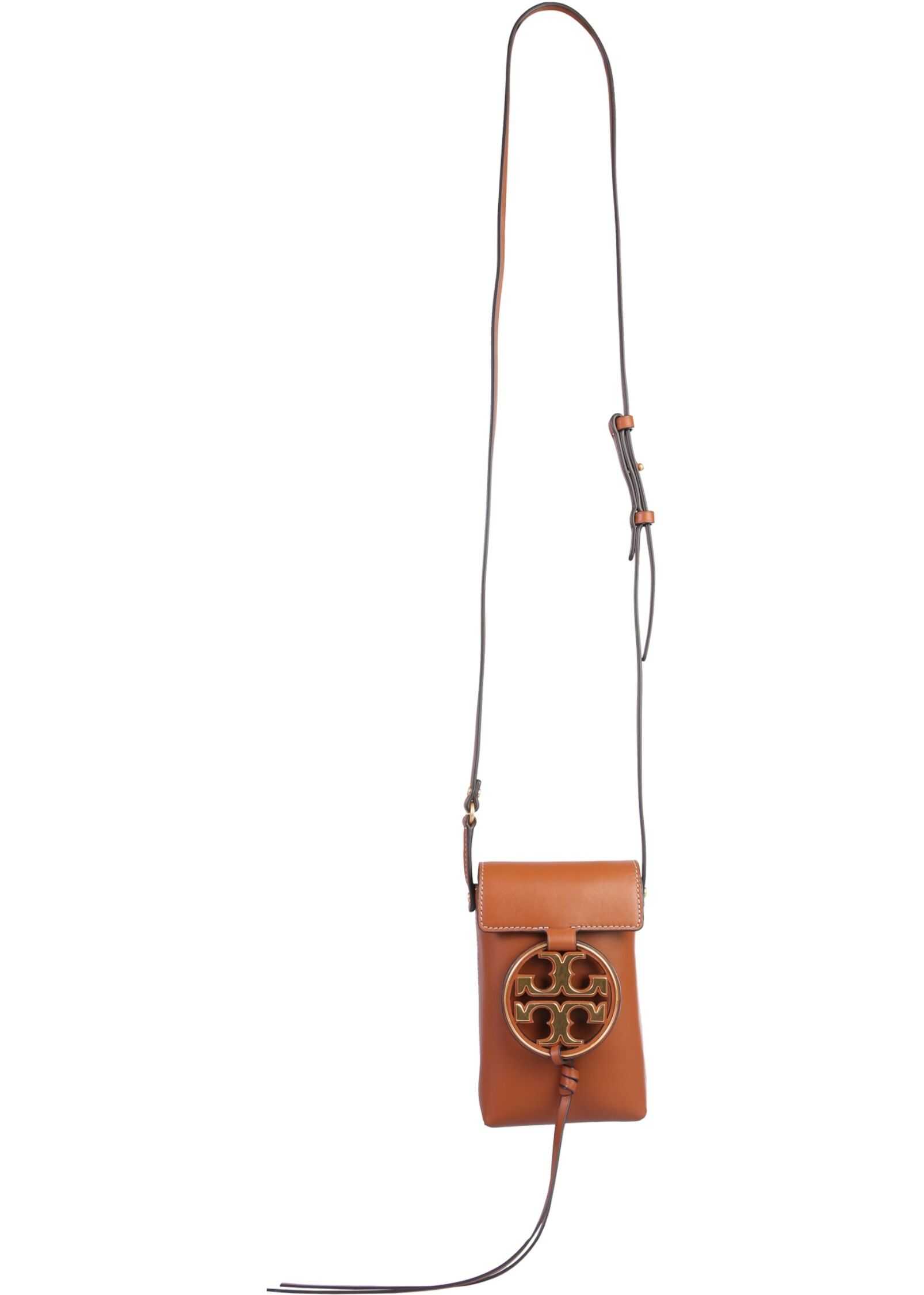 Tory Burch Phone Case With Logo BROWN