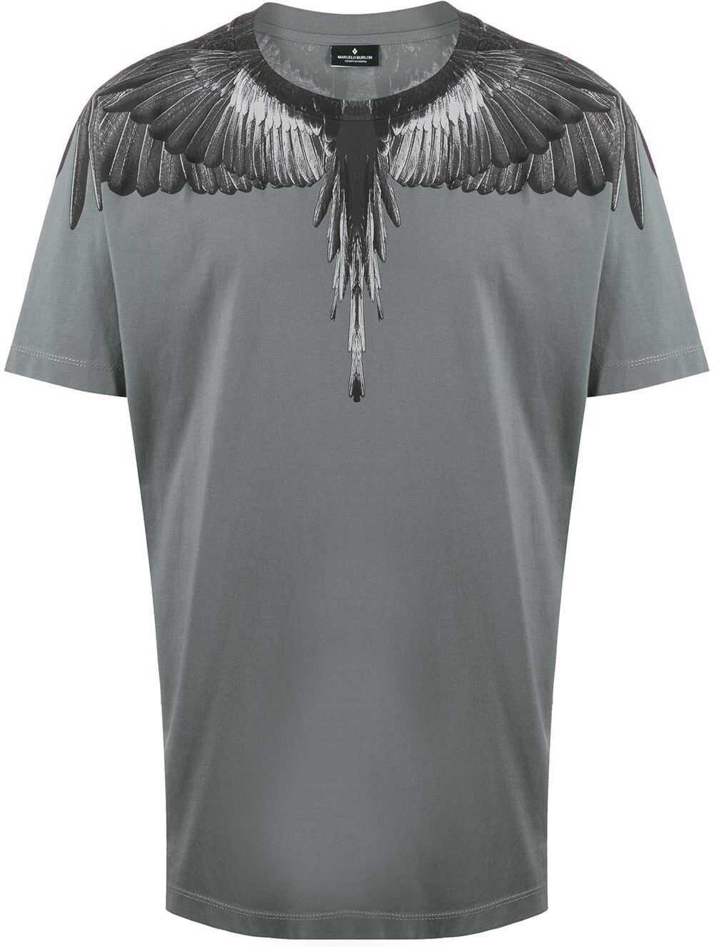 Marcelo Burlon Cotton T-Shirt GREY