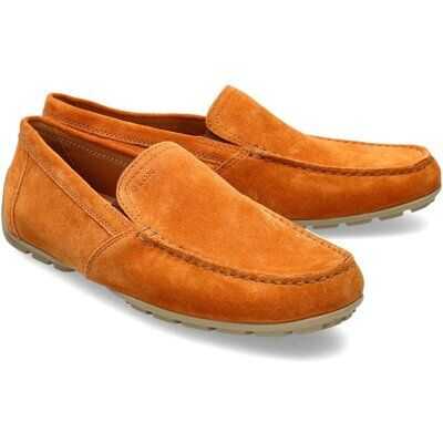 Mocasini Geox Piele Naturala Intoarsa Bej U620xd