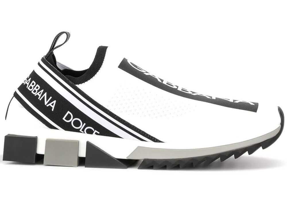 Dolce & Gabbana Synthetic Fibers Slip On Sneakers* WHITE