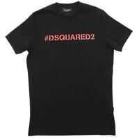 Tricouri Painted Effect T-Shirt In Black Fete