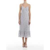 Rochii lungi Floral Sequined Lace Dress Femei