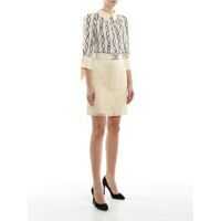 Rochii scurte Georgette Fringed Mini Dress Femei