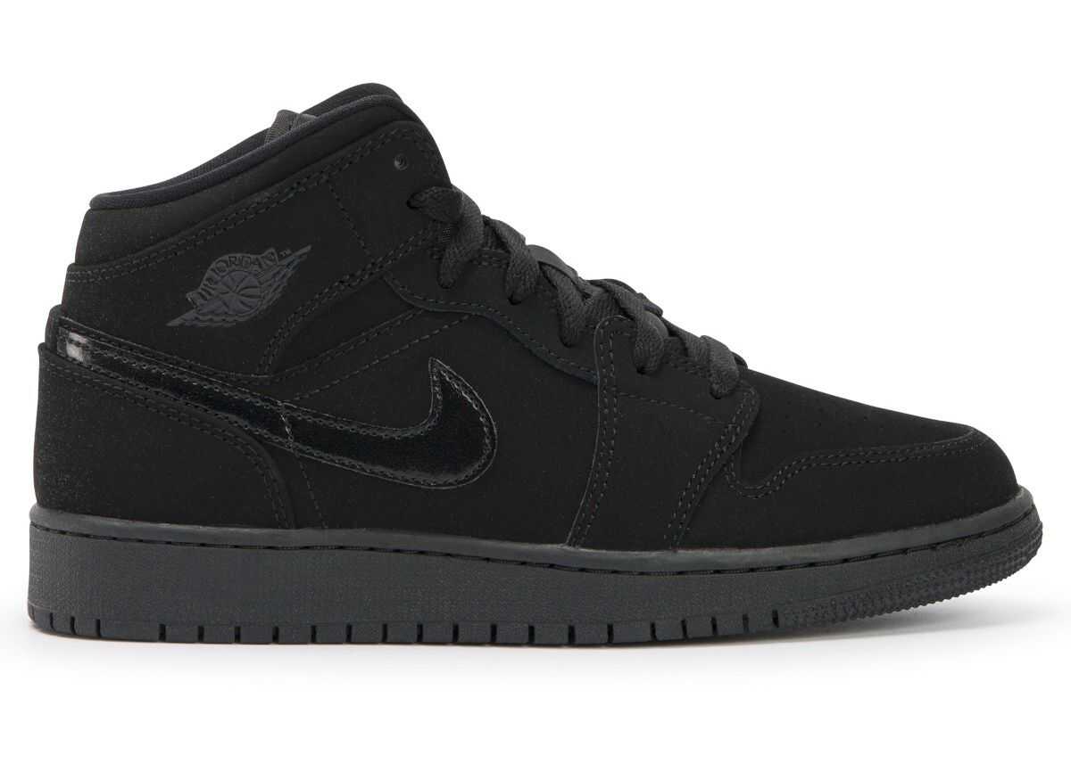 Nike Air Jordan 1 MID (GS) 554725-056 Black
