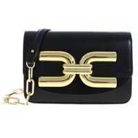 Genti tip postas Logo Detail Shoulder Bag In Black Femei