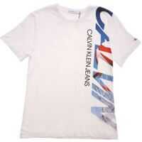 Tricouri Front Print T-Shirt In White Baieti