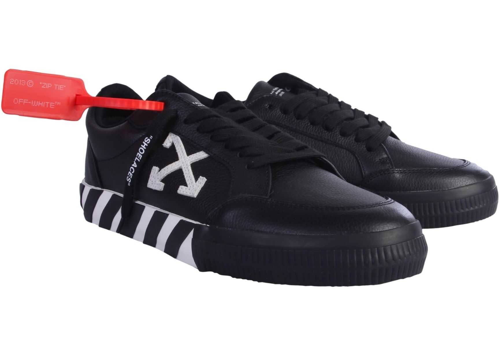 Off-White "Low Vulcanized" Sneakers BLACK