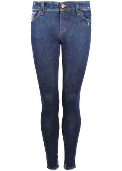 Blugi skinny Diesel Slandy 00SXJM Niebieski Femei (BM 7529002) 2