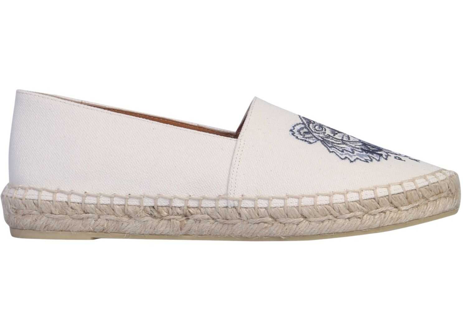 Kenzo Embroidered Tiger Espadrillas BEIGE