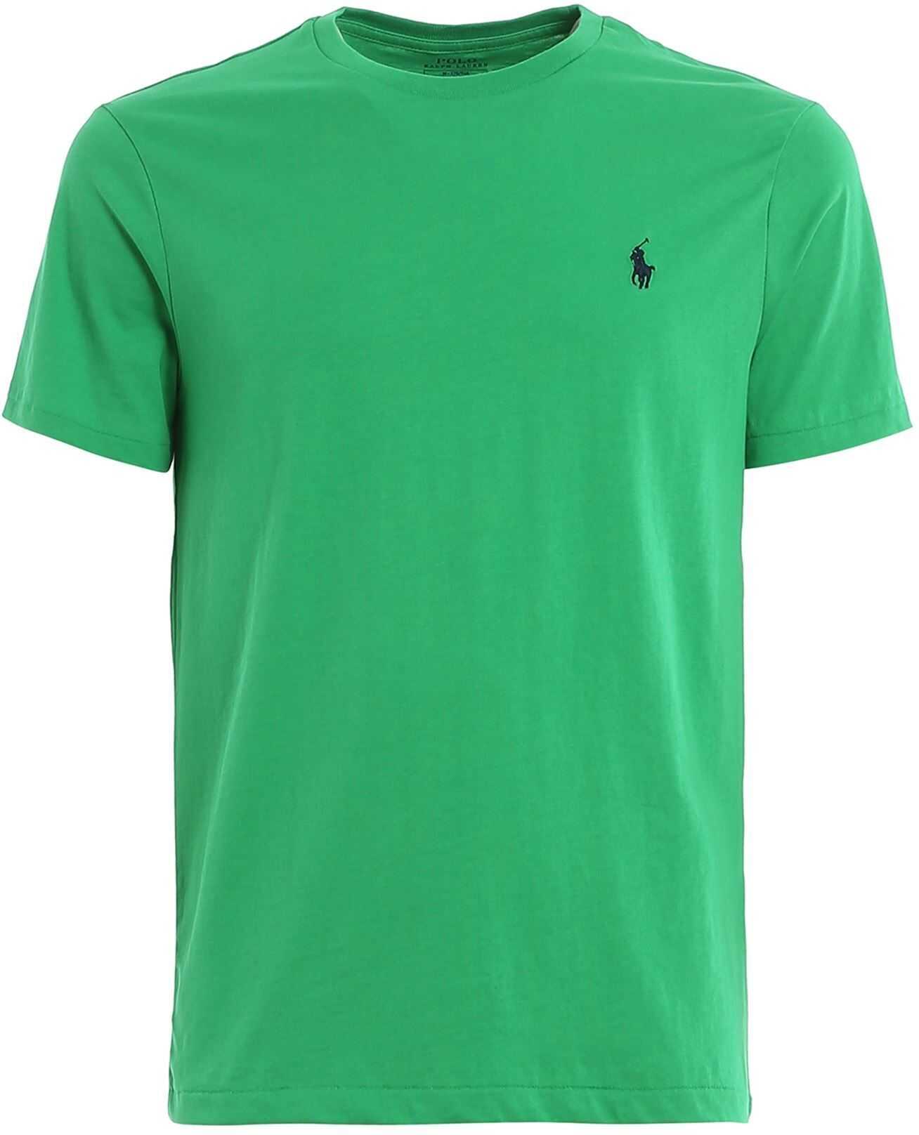 Ralph Lauren Logo Embroidery Green T-Shirt Green