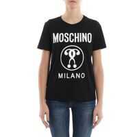 Tricouri Double Question Mark Printed Jersey T-Shirt Femei