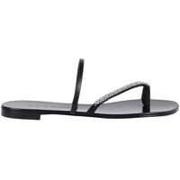 Sandale Miria Crystal Embellished Leather Sandals Femei