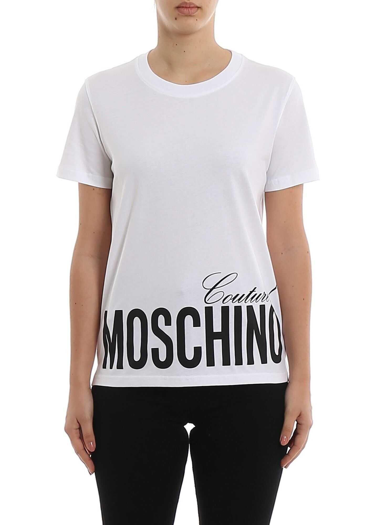 White Cotton Logo T-Shirt