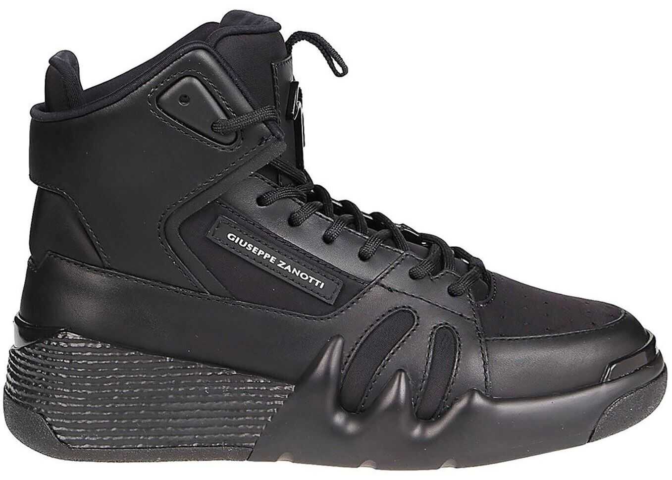 Giuseppe Zanotti Talon High Top Sneakers Black