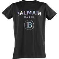 Tricouri Iridescent Logo T-Shirt In Black* Fete