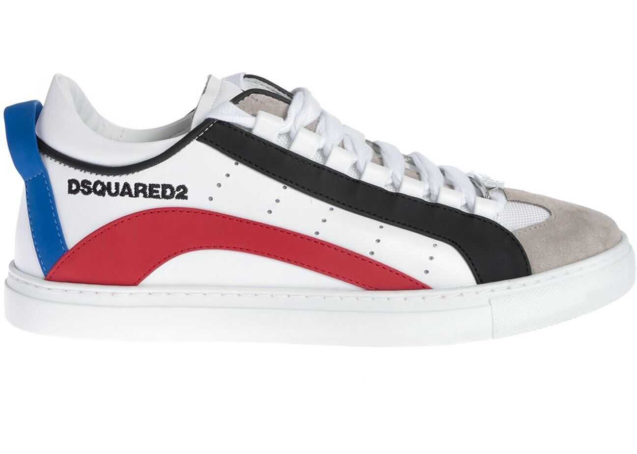 DSQUARED2 551 Box Sole Sneakers In White White