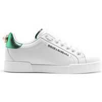 Sneakers Dolce & Gabbana Portofino Maxi Pearl Leather Sneakers