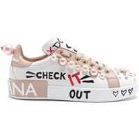 Sneakers Dolce & Gabbana Portofino Sneakers With Pearls