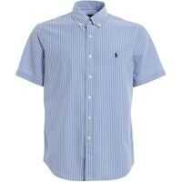 Camasi casual Striped Short Sleeve Cotton Shirt Barbati