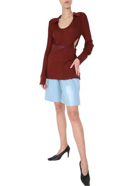 Pulovere Bottega Veneta Ribbed Sweater ORANGE Femei (BM 7546558) 2