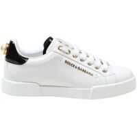 Sneakers Dolce & Gabbana Portofino Maxi Pearl Sneakers In White