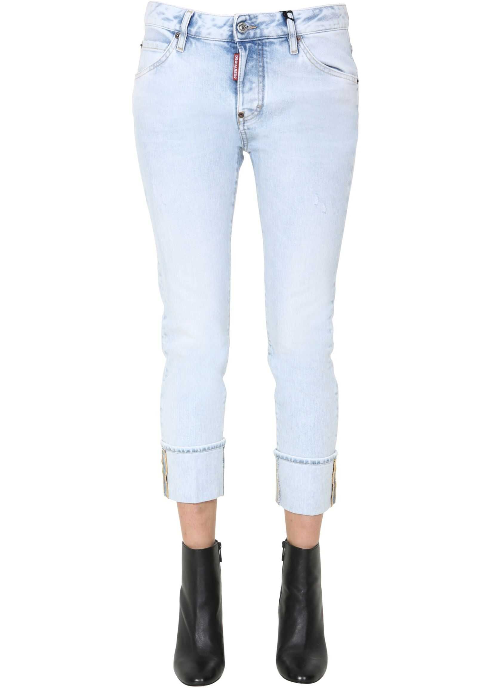 DSQUARED2 Cropped Jeans S72LB0288_S30663470 BLUE