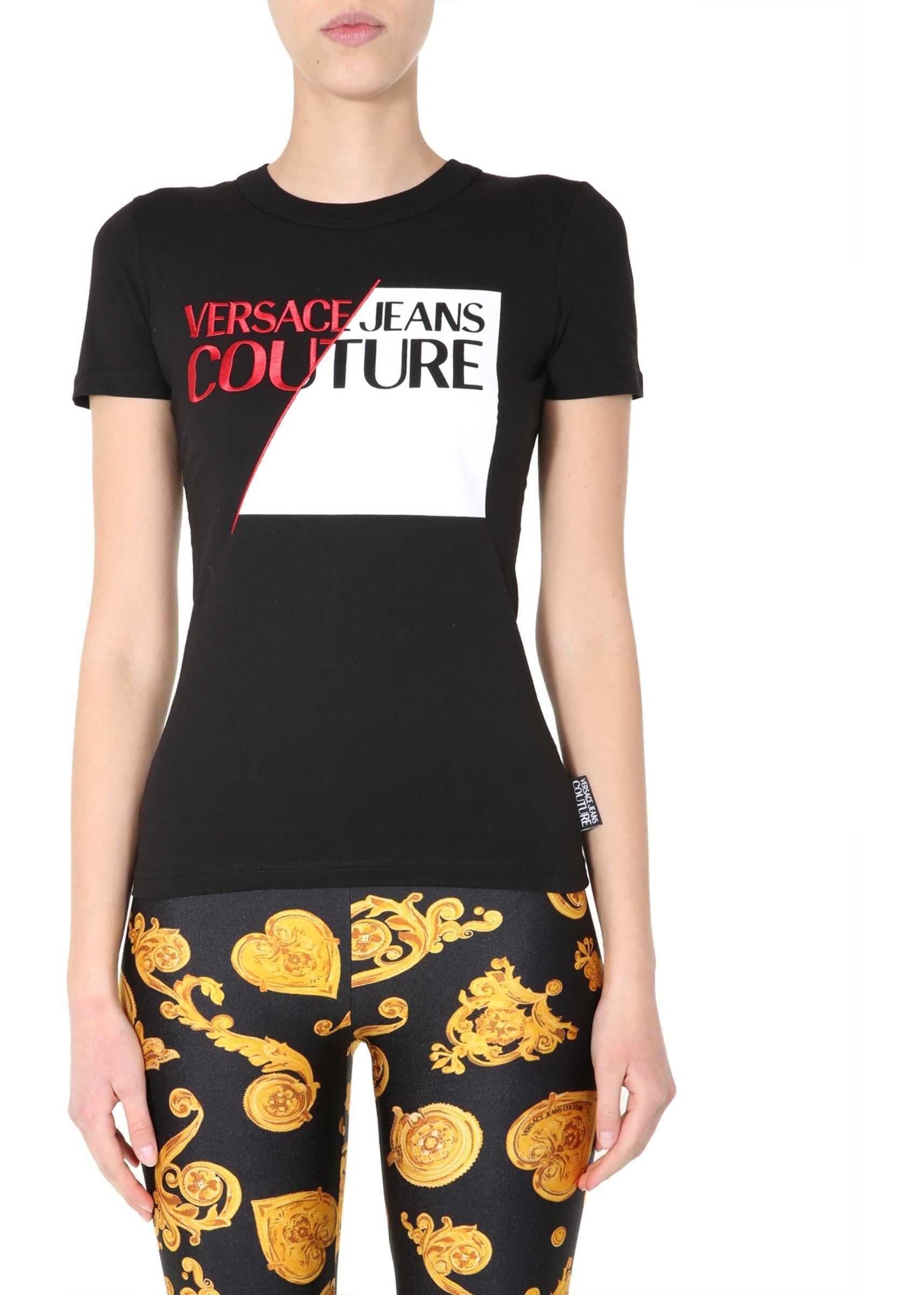 Versace Jeans Couture Round Neck T-Shirt BLACK